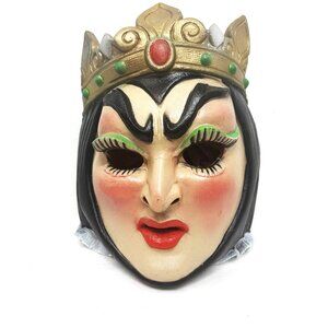 Rare Cesar’ Snow White Evil Queen ’81 Vinyl Mask Vintage Collectible